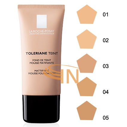 La Roche Posay Linea Trucco Toleriane Teint Mousse Fondotinta Mat 02 Chiaro