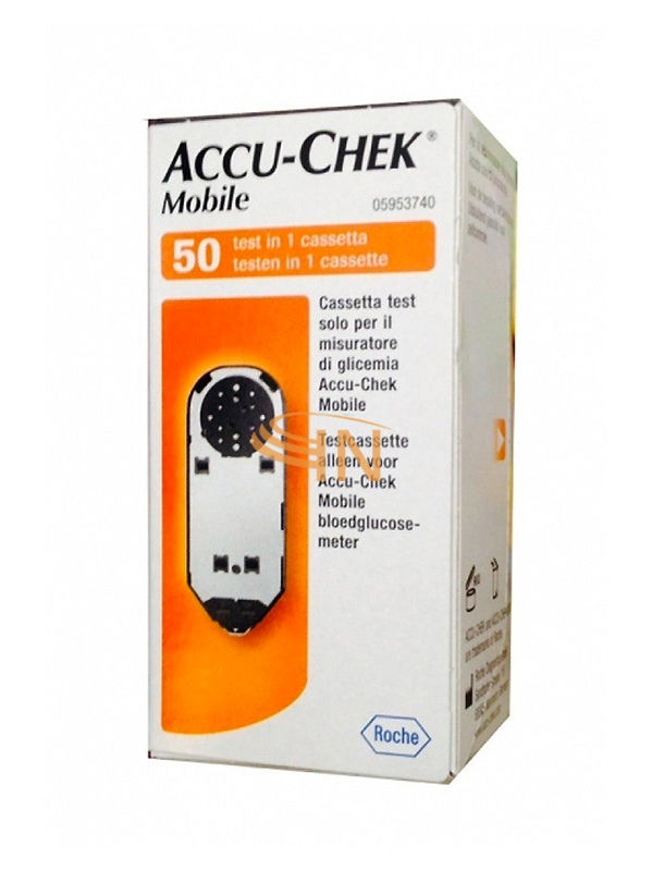 Accu-Chek Mobile 50 Test in una Cassetta Misurazione Glicemia