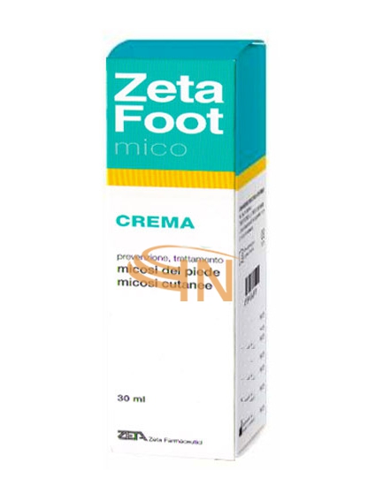 ZetaFoot Linea Cura del Piedi Mico Crema Trattamento Preventivo Protettivo 30 ml