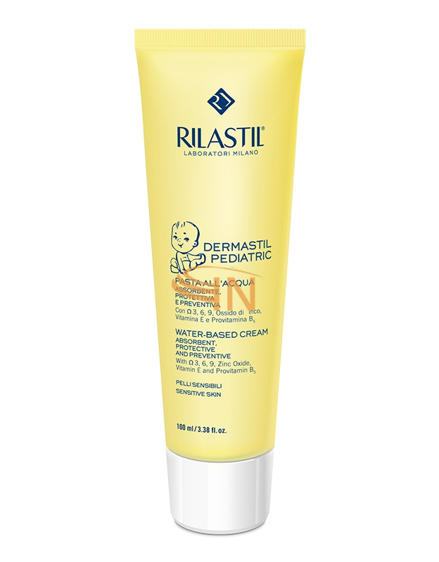 Rilastil Linea Dermastil Pediatric Pasta all'Acqua Protettiva per Neonati 100 ml