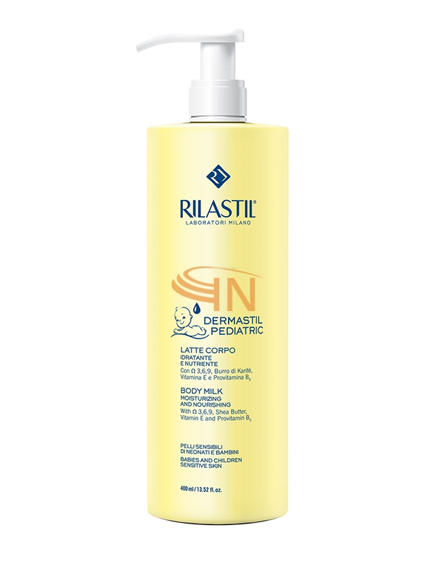 Rilastil Linea Dermastil Pediatric Latte Idratante Baby Viso e Corpo 400 ml