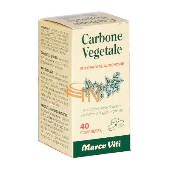 Carbone Vegetale 40 Compresse