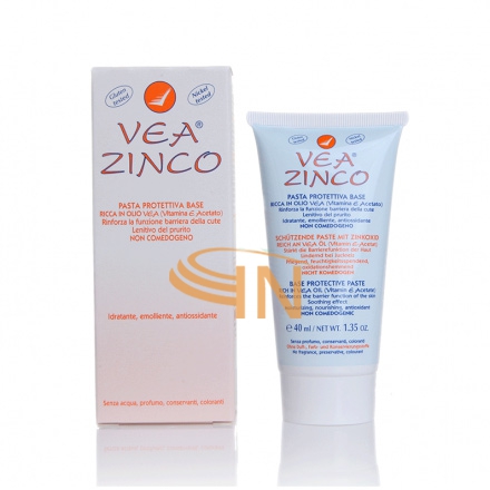 VEA Linea Pelli Sensibili Zinco Pasta Protettiva Lenitiva Emolliente 40 ml