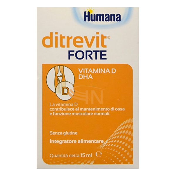 Humana Ditrevit Forte Integratore Alimentare Gocce 15 ml