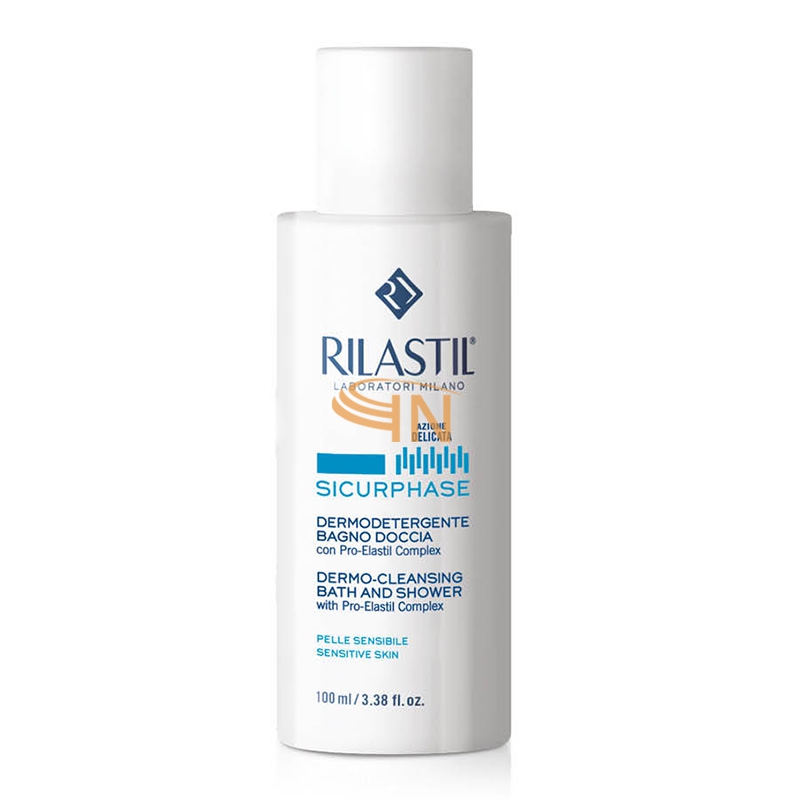 Rilastil Linea Sicurphase Pelli Sensibili Dermo Detergente Bagno Doccia 100 ml