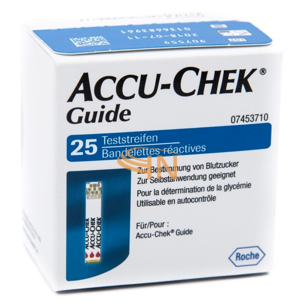 Accu-Chek Guide 25 Strisce Reattive Misurazione Glicemia
