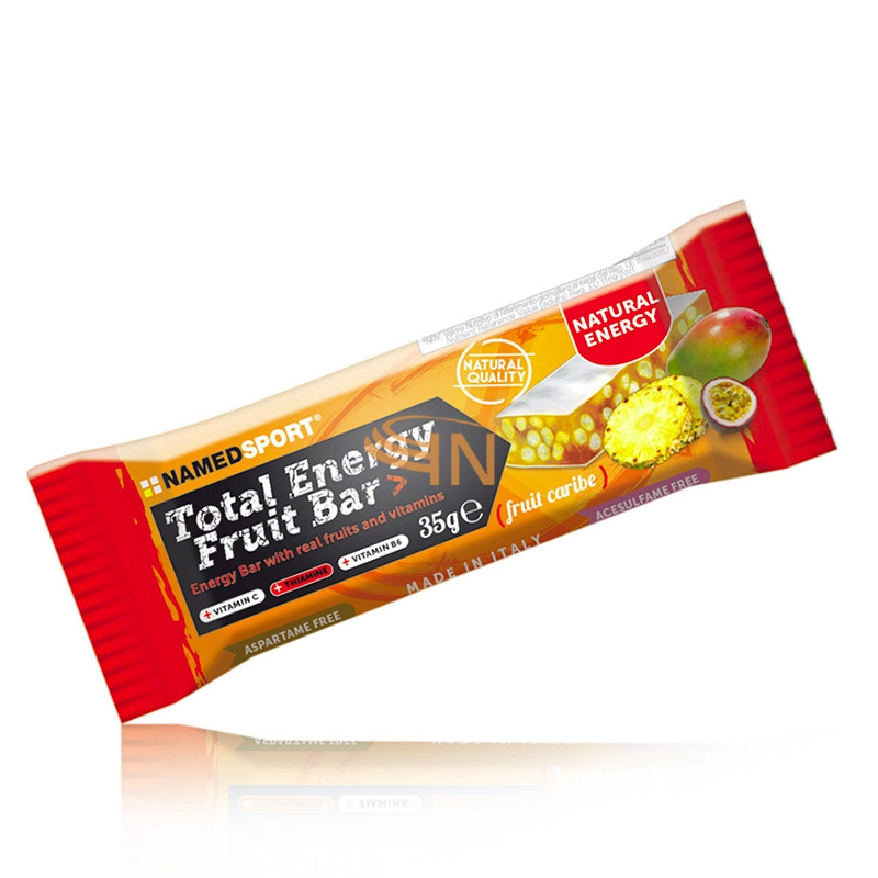 Named Sport Linea Sportivi Total Energy Barretta Integratore 3x35 g Fruit Caribe