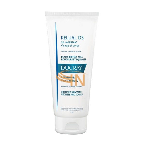 Ducray Linea Riequilibrante Kelual DS Gel Detergente Pelli Irritate 200 ml