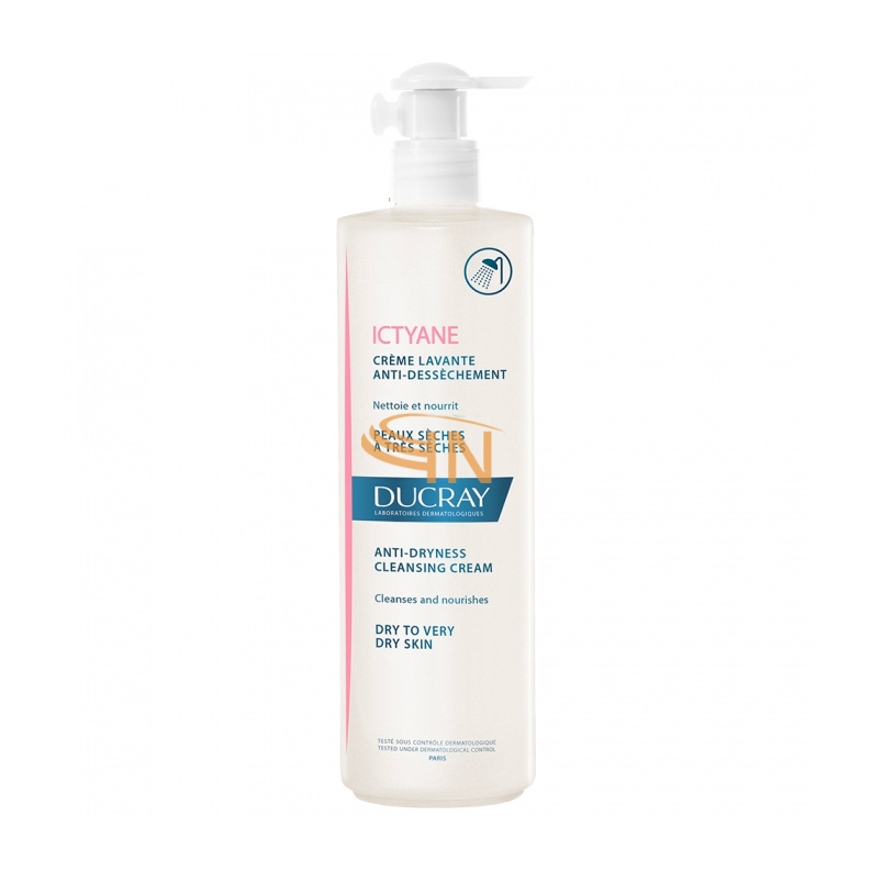 Ducray Linea Disidratazione Ictyane Crema Detergente Delicata 400 ml