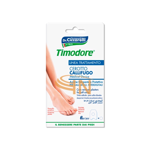 Dottor Ciccarelli Linea Timodore Piedi Cerotti Callifughi Calli Molli 6 Pezzi
