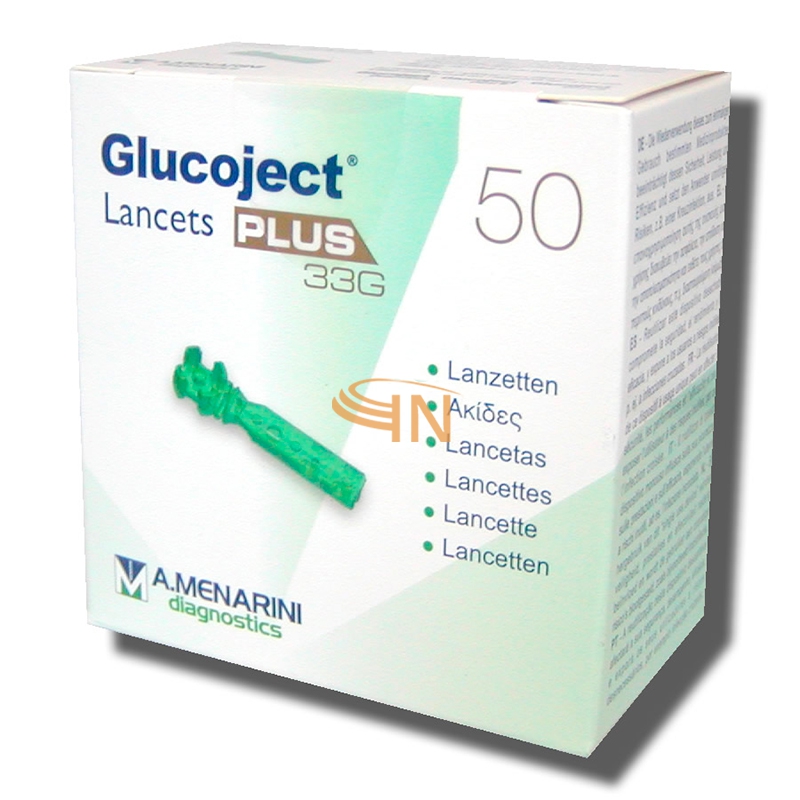 Menarini Diagnostics Glucoject Lancets Plus G33 50 lancette