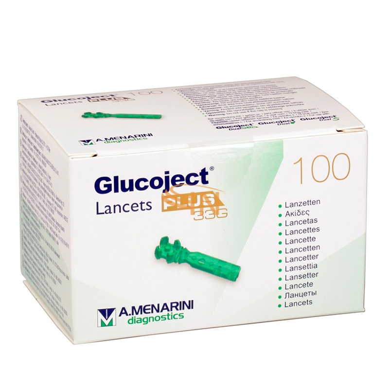 Glucoject Lancets Plus G33 100 Lancette