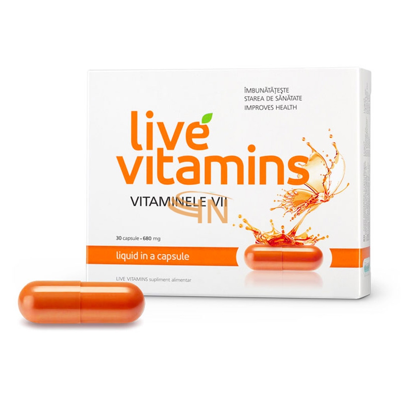 Vivislim Linea Vitamine Minerali Live Vitamins Integratore Alimentare 30 Capsule
