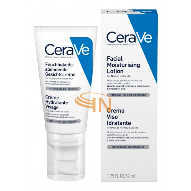 CeraVe Linea Trattamento Viso Facial Moisturizing Lotion Crema Idratante 50 ml