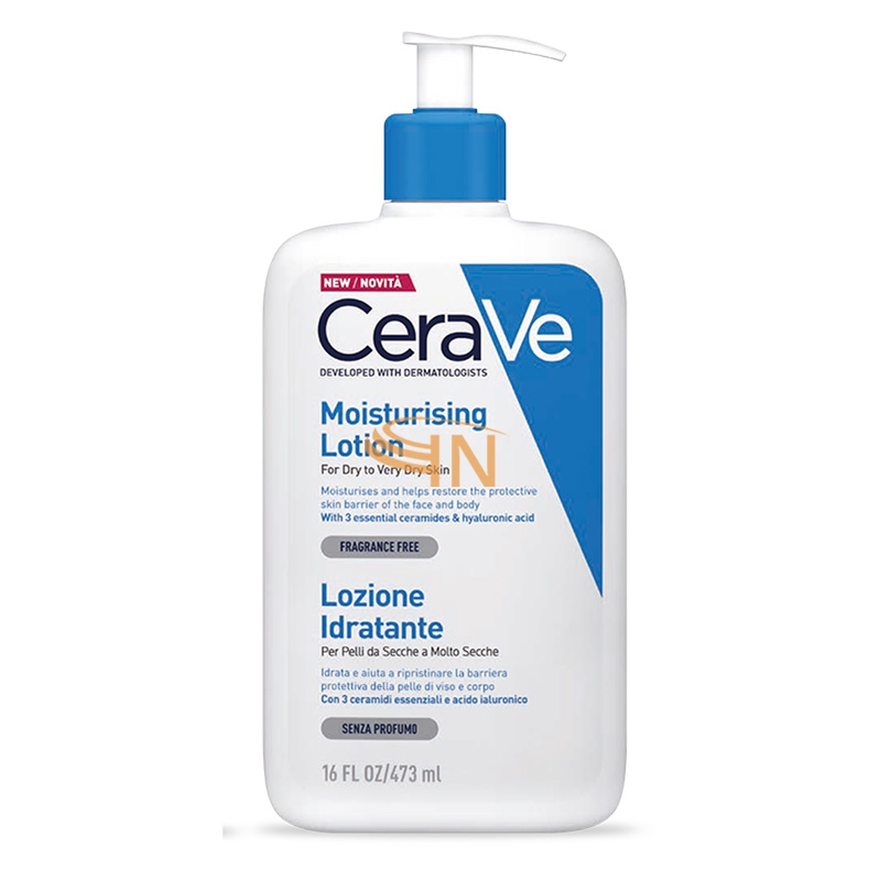 CeraVe Linea Trattamento Idratante Moisturizing Lotion Lozione Protettiva 473 ml