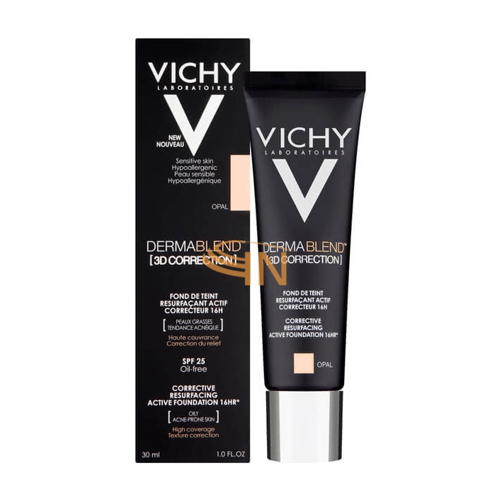 Vichy Make-up Linea Dermablend 3D Correction Fondotinta Elevata Coprenza Nude