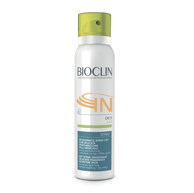 Bioclin Linea Deo 24h Spray Dry Deodorante con Profumo Leggero e Delicato 150 ml