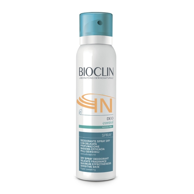 Bioclin Linea Deo Control Spray Dry Deodorante con Profumo Ipersudorazione 150ml