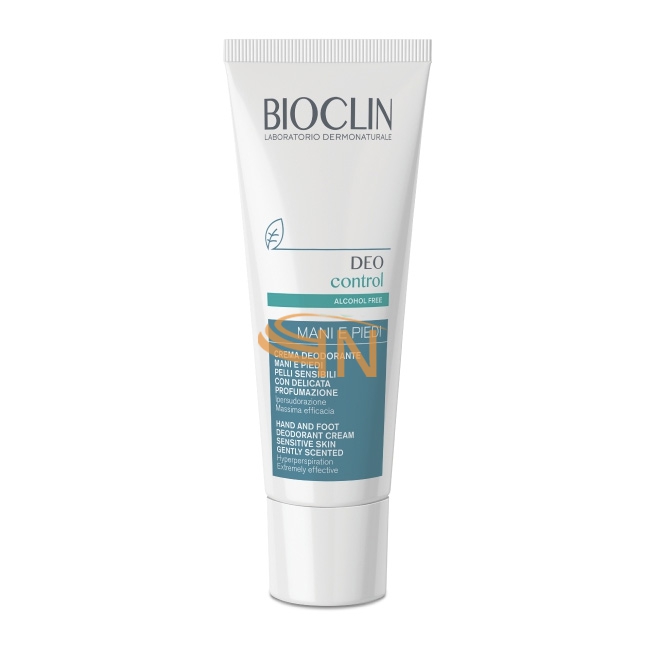 Bioclin Linea Deo Control Crema Deodorante Ipersudorazione Mani e Piedi 30 ml