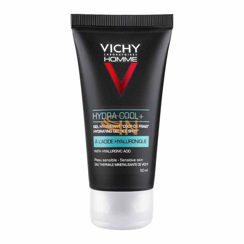 Vichy Homme Hydra Cool+ Gel Idratante Effetto Ghiaccio Viso 50ml