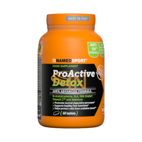 Named Sport Linea Sportivi ProActive Detox Integratore Alimentare 60 Compresse