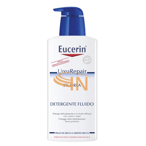 Eucerin Linea UreaRepair Detergente Fluido 5% Urea Pelle Ruvida Secca 400 ml