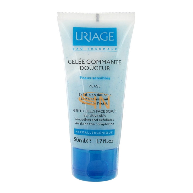 Uriage Linea Viso Gelee Gommante Doceur Esfoliante Delicato Pelli Sensibili 50ml