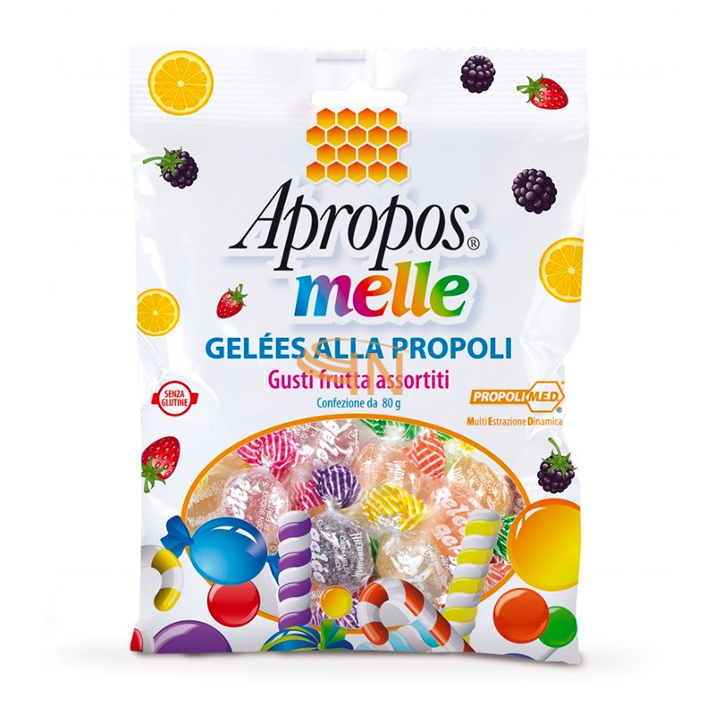 Apropos Linea Protezione Inverno Melle Caramelle Gelee Propoli Frutti Misti 80 g