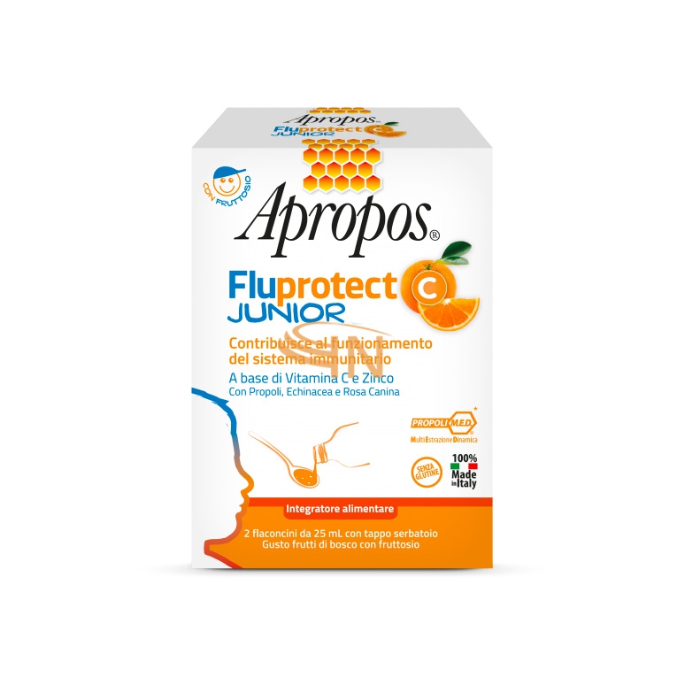 Apropos Linea Difese Immunitarie Fluprotect C Junior Integratore 2 Fiale 25 ml