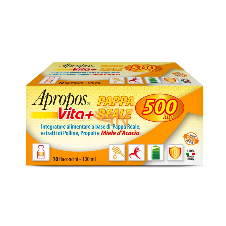 Apropos Linea Protezione Inverno Vita+ Pappa Reale 500 Integratore 10 Flaconcini