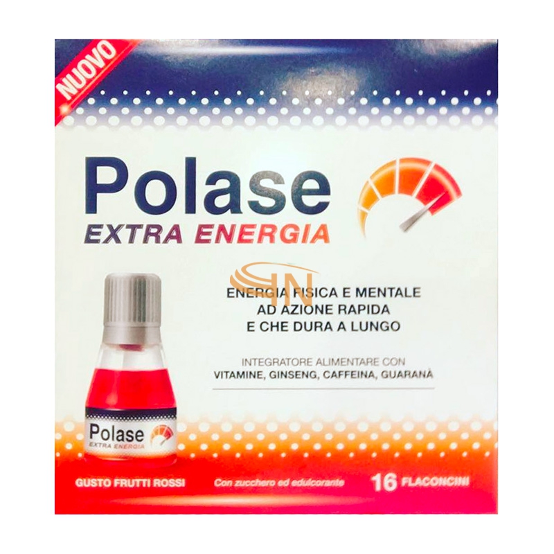 Polase Linea Vitamine e Minerali Polase Extra Energia Integratore 16 Flaconcini