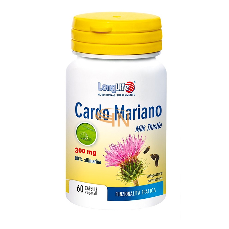 LongLife Linea Fegato Sano Cardo Mariano Integratore Alimentare 50 Capsule