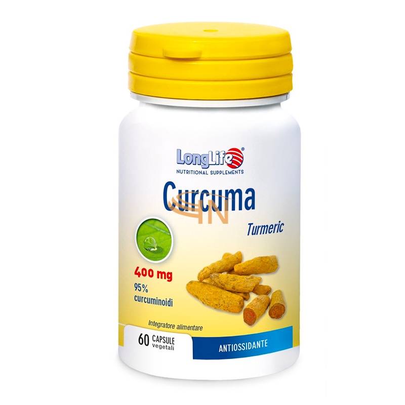 LongLife Linea Stomaco Sano Curcuma Integratore Alimentare 60 Capsule