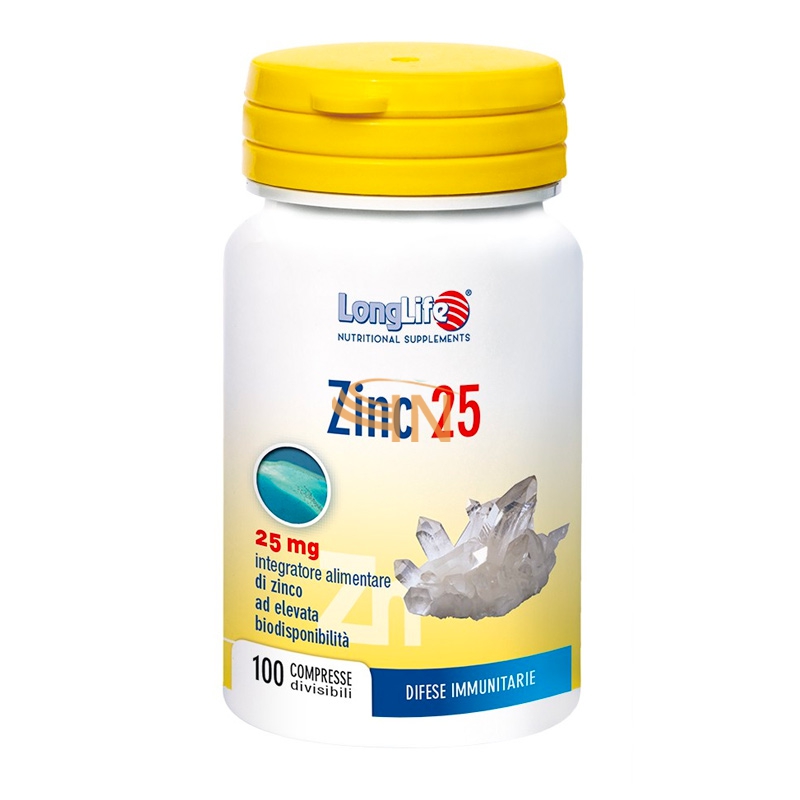 LongLife Zinc 25 100 Compresse
