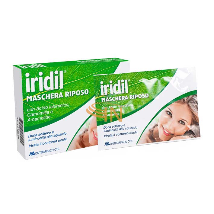 Montefarmaco Linea Oftalmica Iridil Maschera Riposo Occhi Segnati e Stanchi