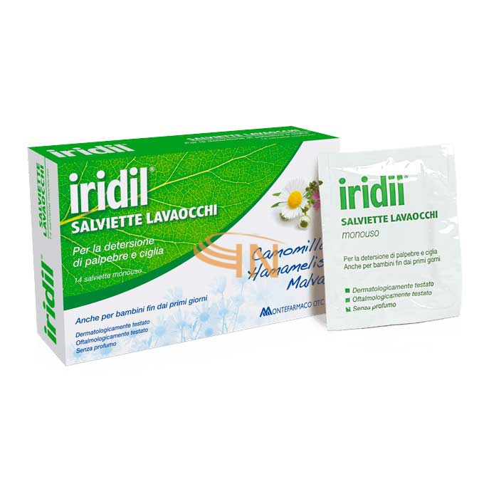 Iridil 14 Salviette Lavaocchi