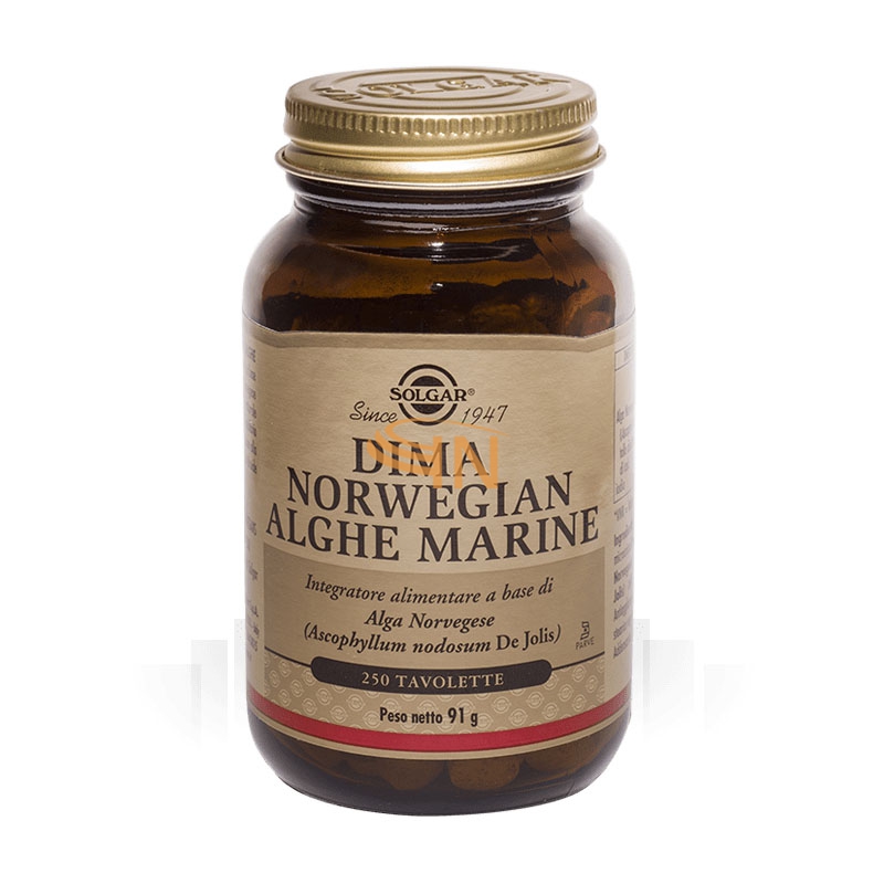 Solgar Dima Norwegian Alghe Marine 250 Tavolette