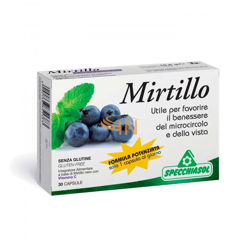 Specchiasol Linea Microcircolo Mirtillo Integratore Alimentare 30 Capsule