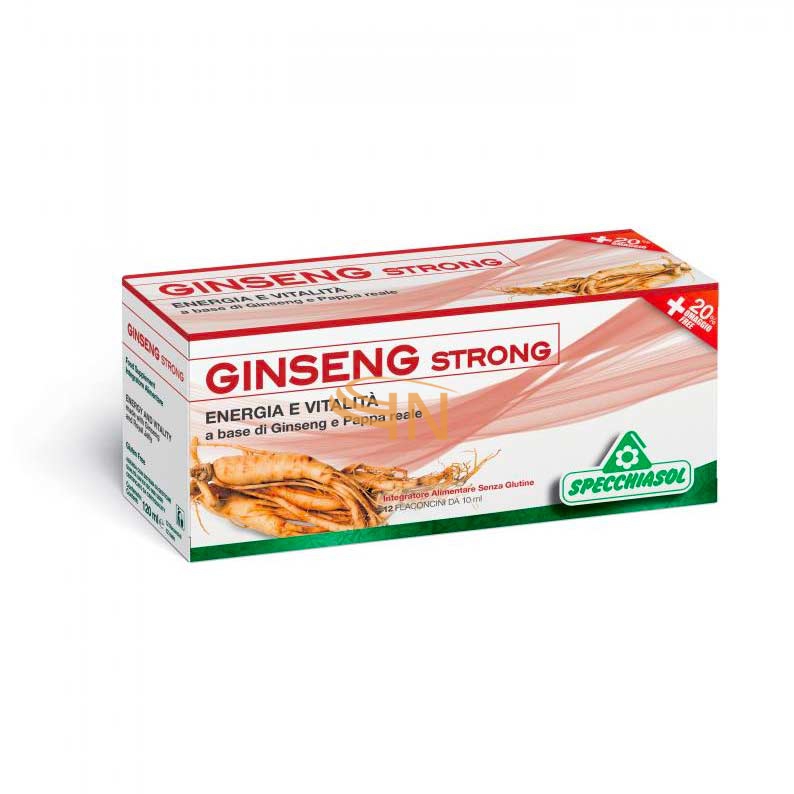 Specchiasol Ginseng Strong Integratore 12 Flaconcini