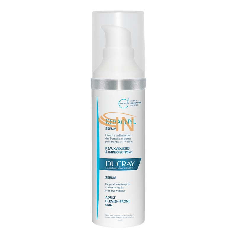 Ducray Linea Pelle Mista e Grassa Keracnyl Siero Riequilibrante Viso 30 ml