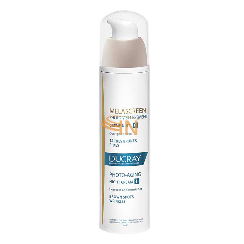 Ducray Linea Macchie Brune Melascreen SPF50+ Crema Notte Pelli Secche 40 ml