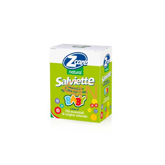 ZCare Natural 10 Salviette Baby Oli Essenziali