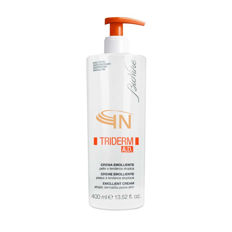 BioNike Linea Triderm Pelli Sensibili AD Crema Emolliente Idratante Corpo 400 ml