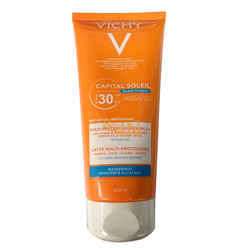 Vichy Linea Capital Soleil SPF30 Latte Solare Multiprotezione Sabbia Vento 200ml