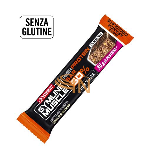 Enervit Sport Linea Gymline Muscle High Protein Bar 1 Barretta Arancia Cioccola