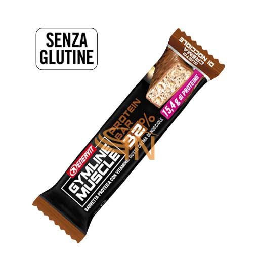 Enervit Sport Linea Gymline Muscle Protein Bar Barretta Nocciola