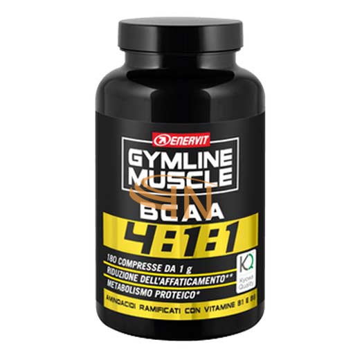 Enervit Sport Gymline Muscle BCAA 4:1:1 Integratore 180 Compresse