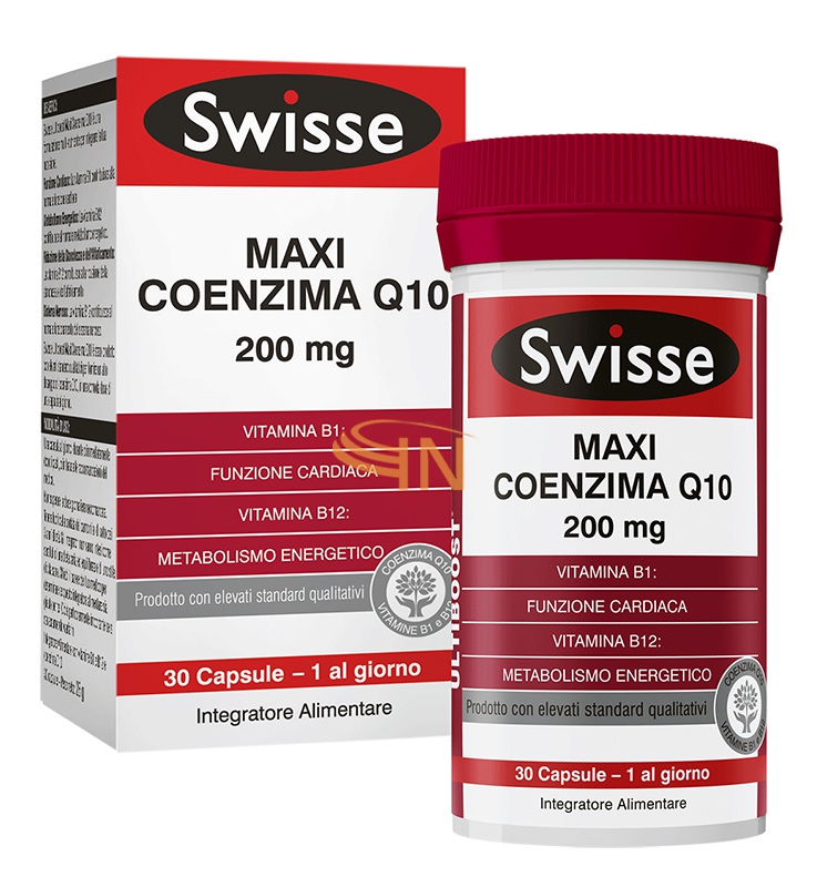 Swisse Maxi Coenzima Q10 Integratore 30 Capsule