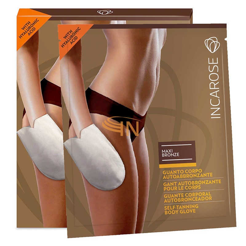 Incarose Linea Autoabbronzante Maxi Bronze 1 Guanto Corpo Monouso