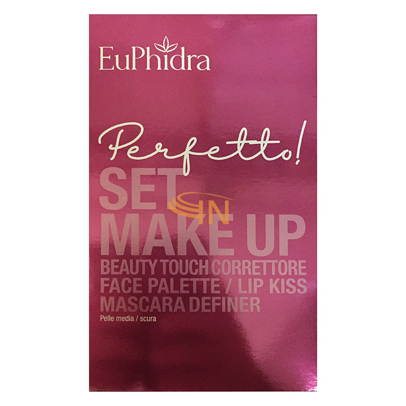 EuPhidra Cofanetti Set Make-Up Cipria+ Correttore+ Mascara+ Rossett Medio